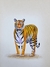 Realistic Tiger Miniature Painting