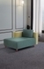 neudot Hailey Duet Fabric 1 Seater RHS Lounger in Castle Green Colour