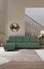 neudot Aria 6 Seater RHS Sectional Sofa in Earth Green Colour