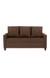 NEUDOT Saya Sofa for Living Room |3 Persons Sofa|Premium Fabric with Cushioned Armrest | 3 Years Warranty|Solid Wood Frame|3 Seater in Saya Brown Color