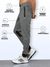 Men's Athletic Workout Jogger Pants with Pockets Dark Grey