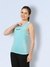 Women Racer Back Tank Top Turquoise