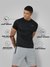 Men's Recycled Polyester Crew Neck Slim Fit T-Shirt Black