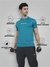 Men's Super Stretchable Raglan Sleeves Gym T-shirt Green