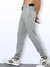Men's Solid Breathable Gym Track Pants Grey