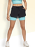 Women's Gym Shorts with Inner Compression Tights Navy