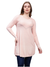 Albion Chicago Women Baby Pink Winter Top