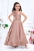 Albion Kids Girls Ethinic Onion Pink Gown