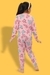 Ninos Dreams Girls Full Sleeves Racoon Printed Nightsuit with Top & Lower with Pocket-Pink