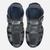 Men’s Black Rubber Sole Sandals from Woodland