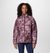 Women Purple Powder Lite II Printed Full Zip Omni Heat Jacket