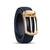 Lapis Bard Ducorium Southwark Belt 35mm Gold plated Buckle with Two tone Leather Strap - Blue