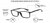 Rimless Stainless Steel Round Gold Medium Light Fly LFCF34 Eyeglasses