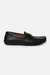 Men Black Leather Loafers