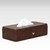 Tissue Box Holder for Home and Office in Premium Faux Leather | Size: 9.5 x 4.5 x 2.5(H) Inches | Classic | Brown