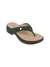 Mochi Olive Synthetic Heel Sandals