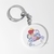 Purplebees BTS BT21 NIGHT keychain  | for Purplebees BTS k-pop fan merch gift | Metal 58mm | Home Key Student Bag
