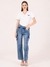 Albion Women Light Blue Smart Straight Jeans