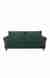 neudot Melody Sofa for Living Room |3 Persons Sofa|Premium Fabric with Padded Cushioned Armrest | Solid Wood Frame|3 Seater in Castle Green Color