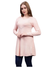 Albion Chicago Women Baby Pink Winter Top