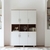 neudot Ronald Mine 3 Door Cabinet - Leon Teak Space & Clothes Organizer|Shelves|Cupboard|Almari|Wardrobe|Living Room|Multipurpose for Home Kitchen & Office |1 Year Warranty