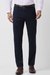 Men Navy Solid Slim Fit Formal Trousers