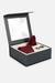 Men Maroon Embroidered Tie Pocket Square And Cufflink