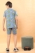 Ninos Dreams Boys Dino Print 100 % Cotton Knit Half sleeves Coord Set with T-Shirt & Shorts-Grey