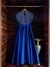 KPNC Hand Embroidered Mid-night Blue Cape Gown