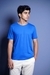 Essential Blue Round Neck Cotton T-Shirt