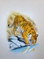 Realistic Tiger Miniature Painting