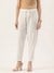 White Solid Pencil Pant