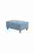 neudot Hailey Fabric Ottoman | Entry Way Stool | Wooden Legs | Blue Colour