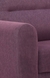 neudot Scott 3 Seater Fabric Sofa | Premium Fabric Sofa | Padded Cushioned Armrest | Solid Wood Leg - Paradise Purple