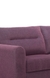 neudot Scott 3 Seater Fabric Sofa | Premium Fabric Sofa | Padded Cushioned Armrest | Solid Wood Leg - Paradise Purple