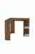 NEUDOT Cruze Corner Study Table - Leon Teak | Corner Study Table for Students | 1 Wood Study Table | Office Table | Desk for Work from Home | 1 Year Warranty