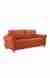 neudot Melody Sofa for Living Room |3 Persons Sofa|Premium Fabric with Padded Cushioned Armrest | Solid Wood Frame|3 Seater in Rusty Cider Orange Color