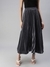SHOWOFF Women's Midi Grey Flared Skirt