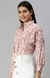 SHOWOFF Women's Slim Fit Kimono Sleeves Mauve Graphic Shirt