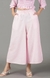 SHOWOFF Women Pink Solid Flared Culottes Trouser