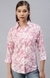 SHOWOFF Women Pink Printed Spread Collar Full Sleeves Casual Shirt