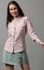 SHOWOFF Women Pink Printed Spread Collar Three-Quarter Sleeves Casual Shirt