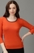 SHOWOFF Women's Embellished Regular Orange Top