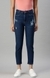 SHOWOFF Women Navy Blue Solid  Mom Fit Jeans