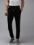 SHOWOFF Men Black Solid  Regular Fit Track Pant