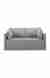 neudot Max Fabric Pull-Out Sofa Cum Bed for Living Room | 2 Seater Sofa Bed for Drawing Room & Bedroom | Diwan | Grey Color