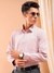 Men Red Slim Fit Solid Formal Shirt