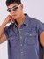 Men Boxy Fit Solid Streetwear Shirt