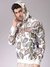 Men Chalk Regular Fit Paisley Overhead-Hooded Sweatshirts
