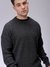 Men Oversized Solid Crew Neck Sweater